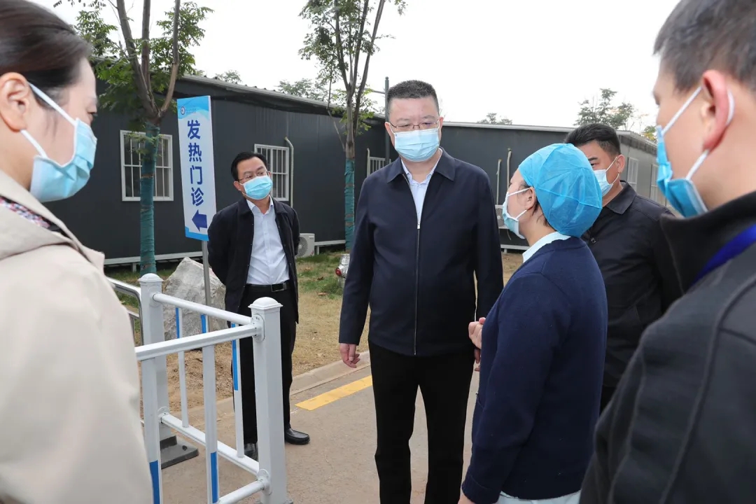 区委书记魏东督导疫情防控工作 - 惠济区人民政府